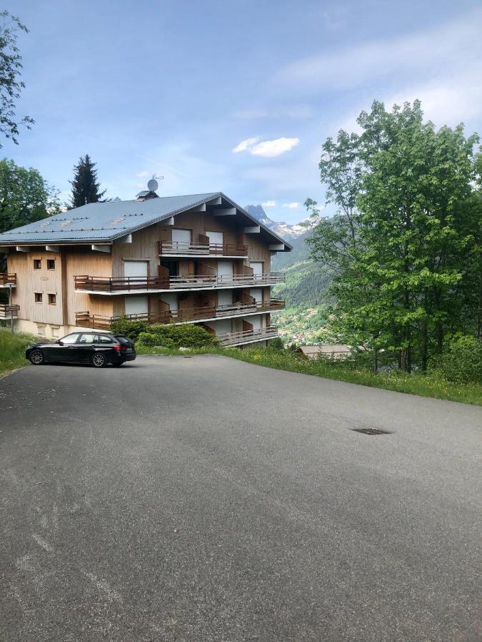 סן-ג'רבה-לה-באן Studio Turquoise Quartier Grattague Vue Montblanc מראה חיצוני תמונה