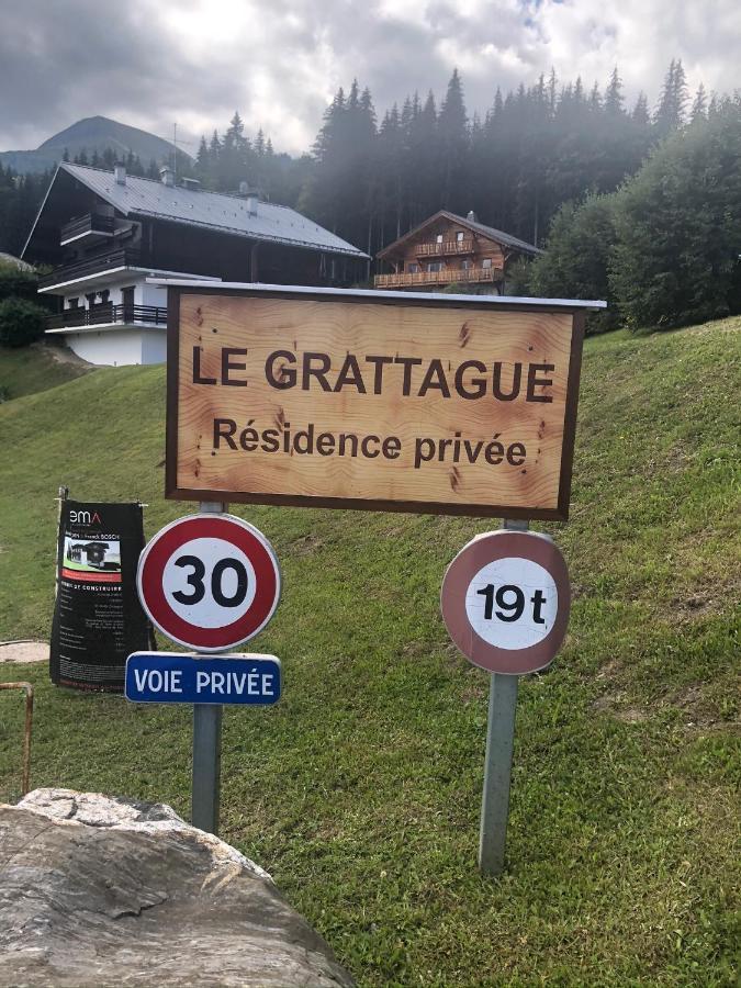 סן-ג'רבה-לה-באן Studio Turquoise Quartier Grattague Vue Montblanc מראה חיצוני תמונה