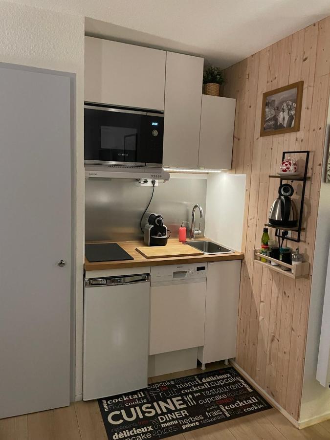 סן-ג'רבה-לה-באן Studio Turquoise Quartier Grattague Vue Montblanc מראה חיצוני תמונה