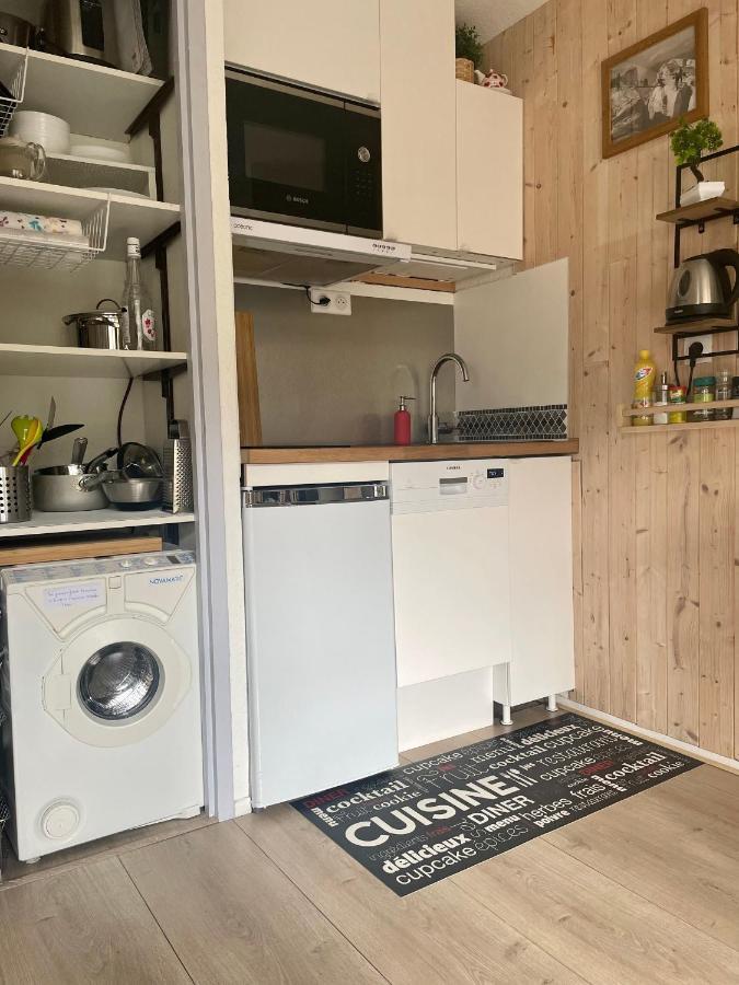 סן-ג'רבה-לה-באן Studio Turquoise Quartier Grattague Vue Montblanc מראה חיצוני תמונה